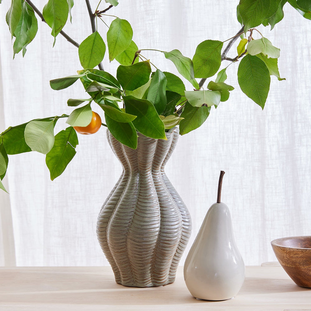 Bosc Pear White - Small - Madras Link