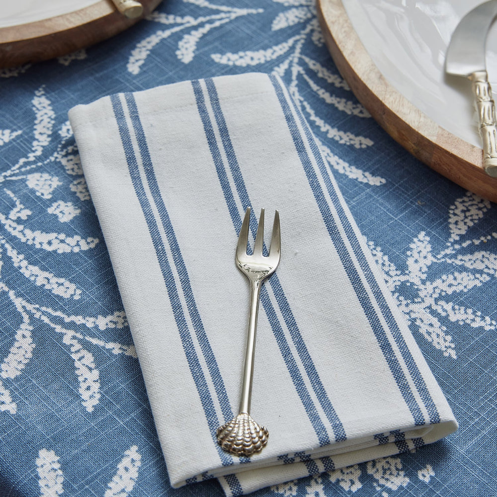 Scallop Shell Silver Fork - Set of 4 - Madras Link