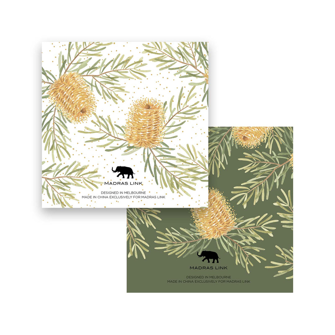 Banksia Christmas Card & Envelope - Set of 8 - Madras Link