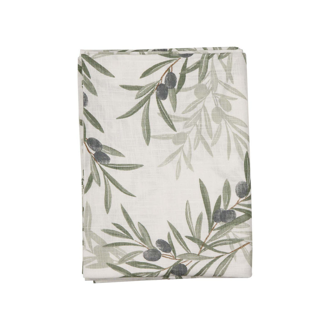 Olive Leaf Tablecloth - Madras Link