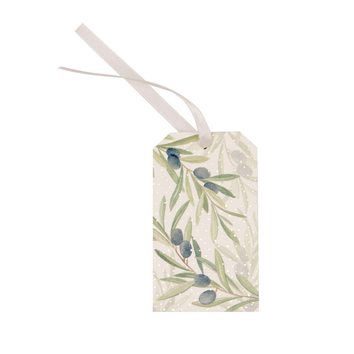 Olive Leaf Gift Tag - Set of 8 - Madras Link