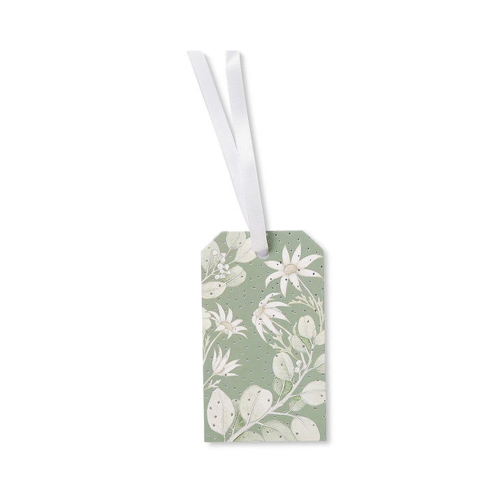 Flannel Flower Gift Tag - Set of 8