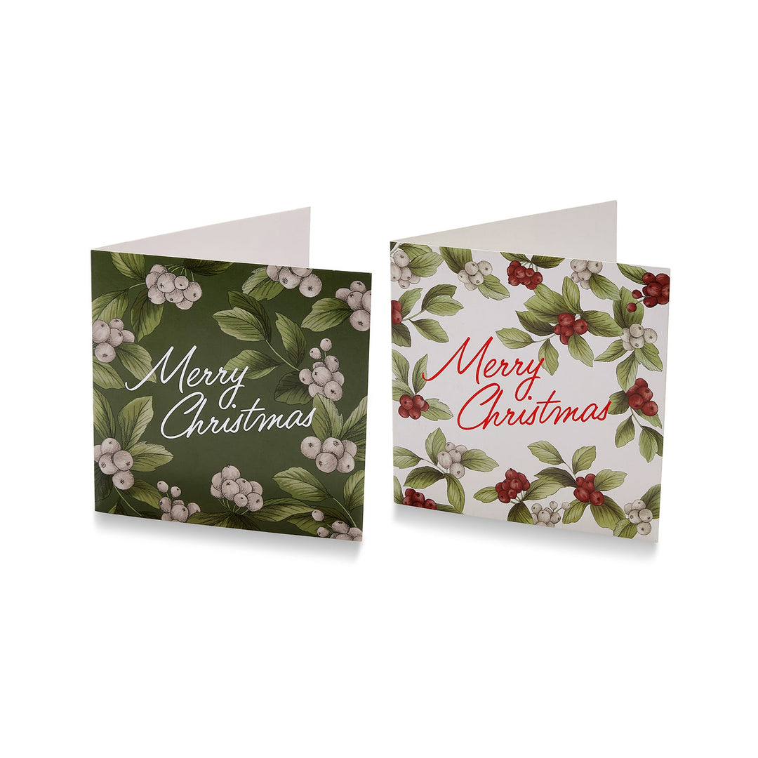 Noelle Red Christmas Card & Envelope - Set of 8