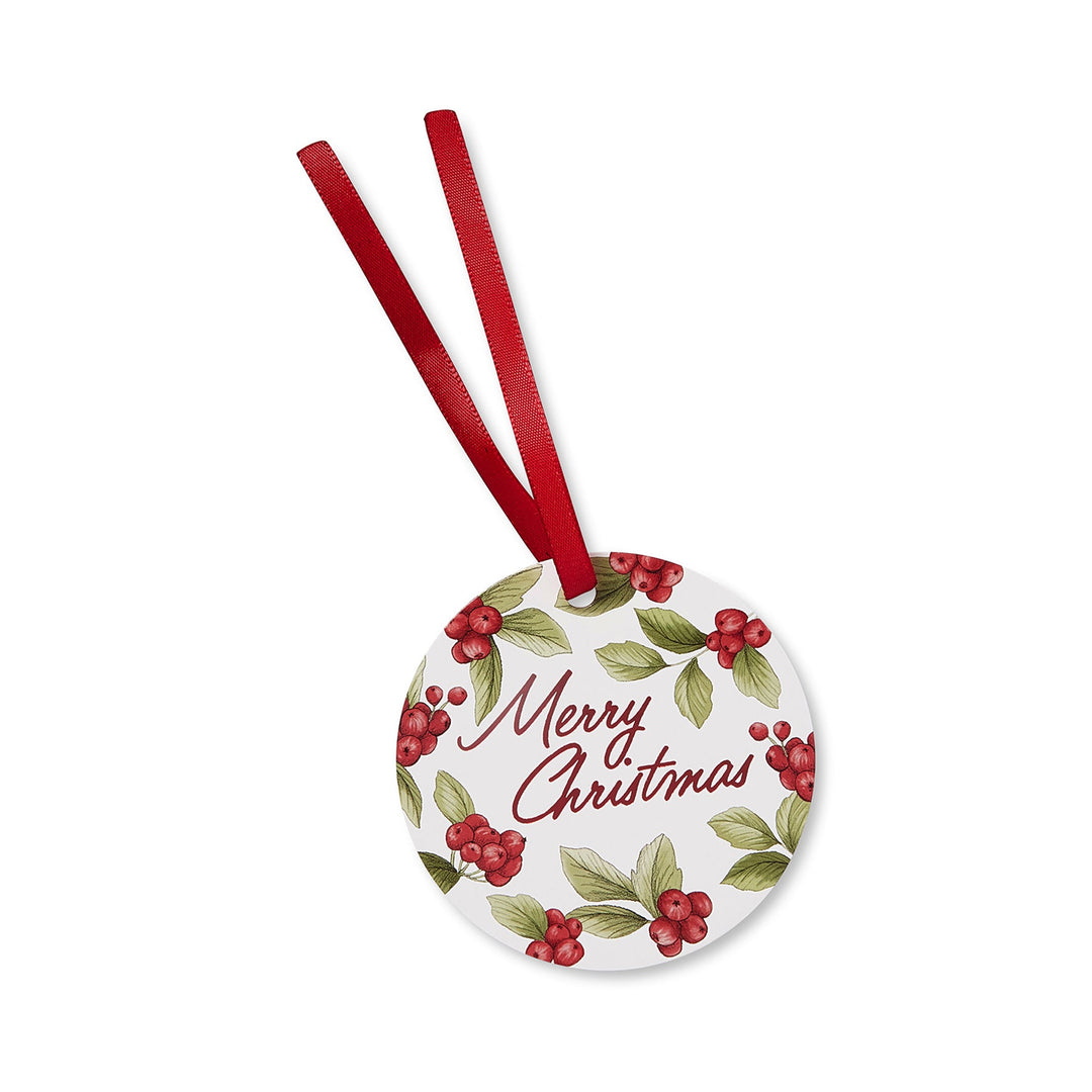 Noelle Red Gift Tag - Set of 8 - Madras Link